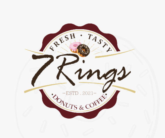 7 Rings - Donut and Coffee